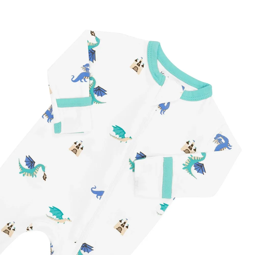 Kyte Baby Zippered Romper - Dragon