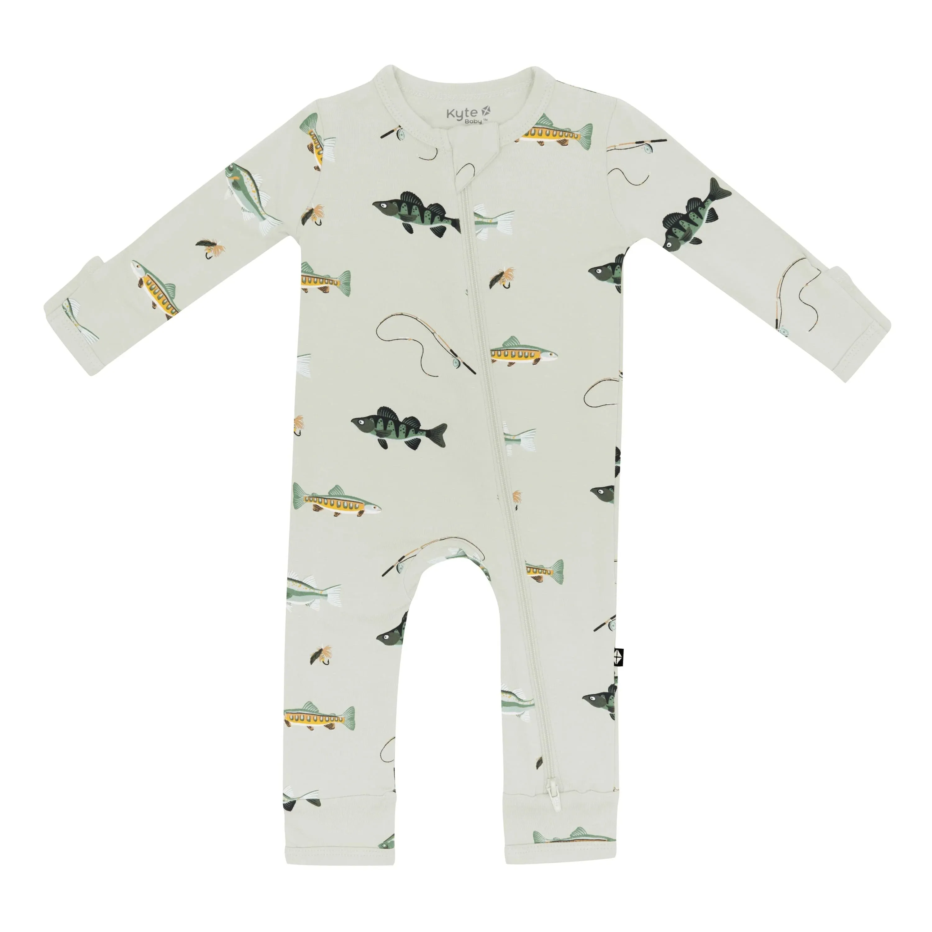 Kyte Baby - Zippered Romper - Fishing