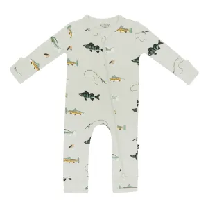Kyte Baby - Zippered Romper - Fishing