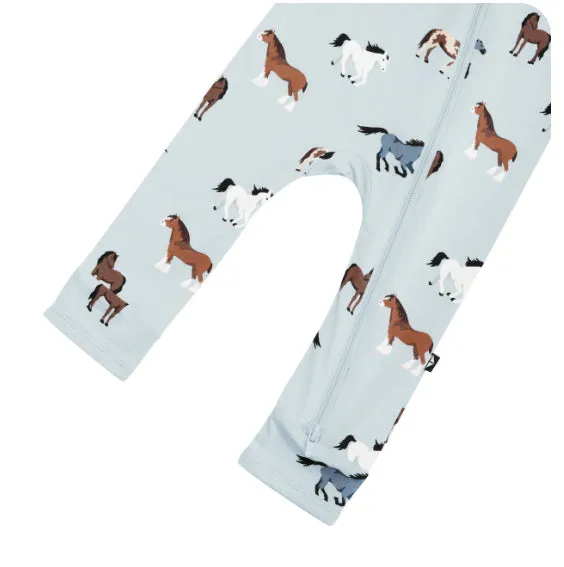 Kyte Baby - Zippered Romper - Horse