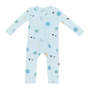 Kyte Baby Zippered Romper - Ice Space