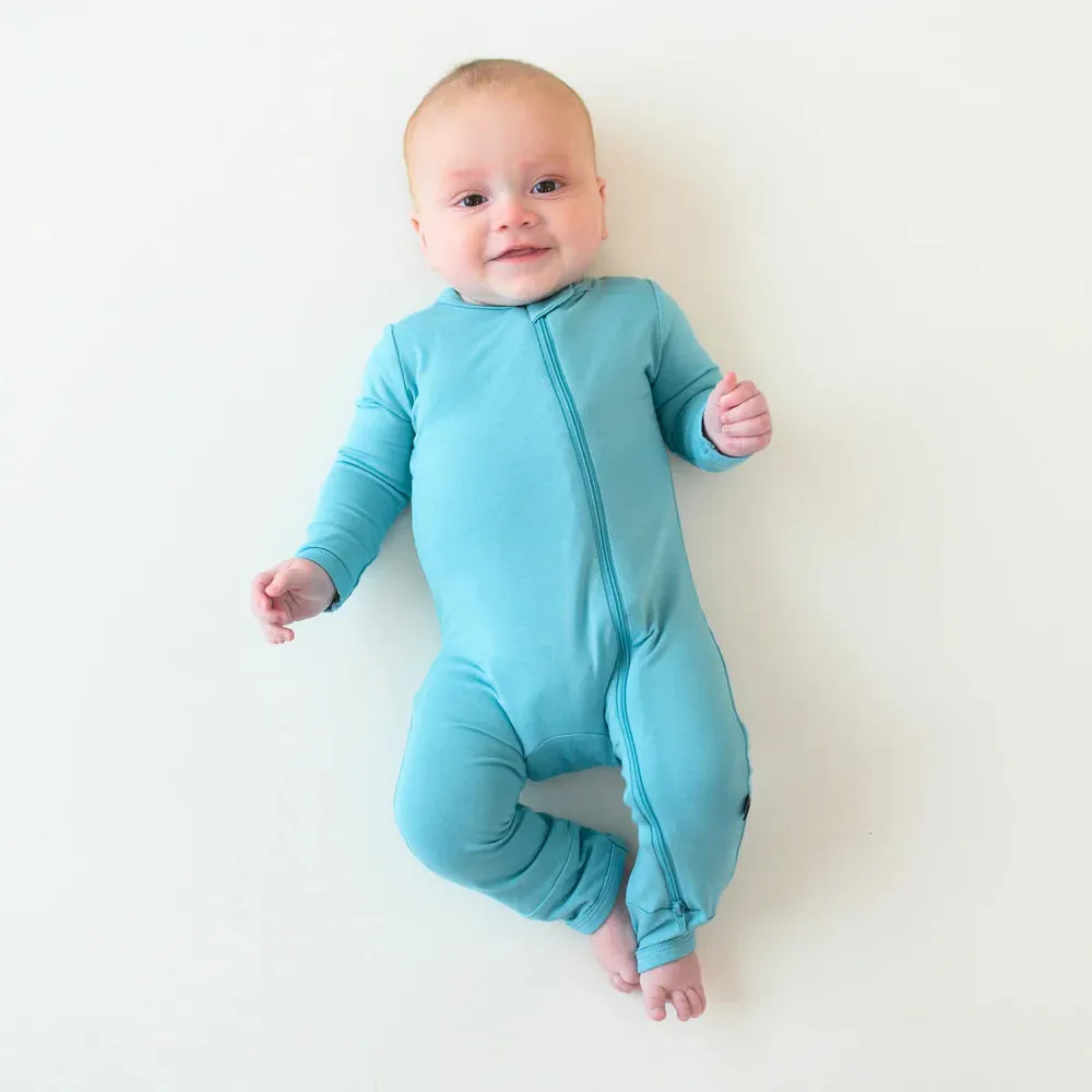 Kyte Baby Zippered Romper - Makai