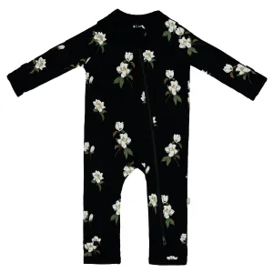 Kyte Baby - Zippered Romper - Midnight Magnolia