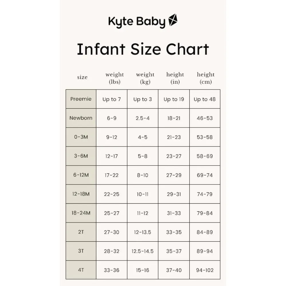 Kyte Baby Zippered Romper - Midnight Rainbow Heart