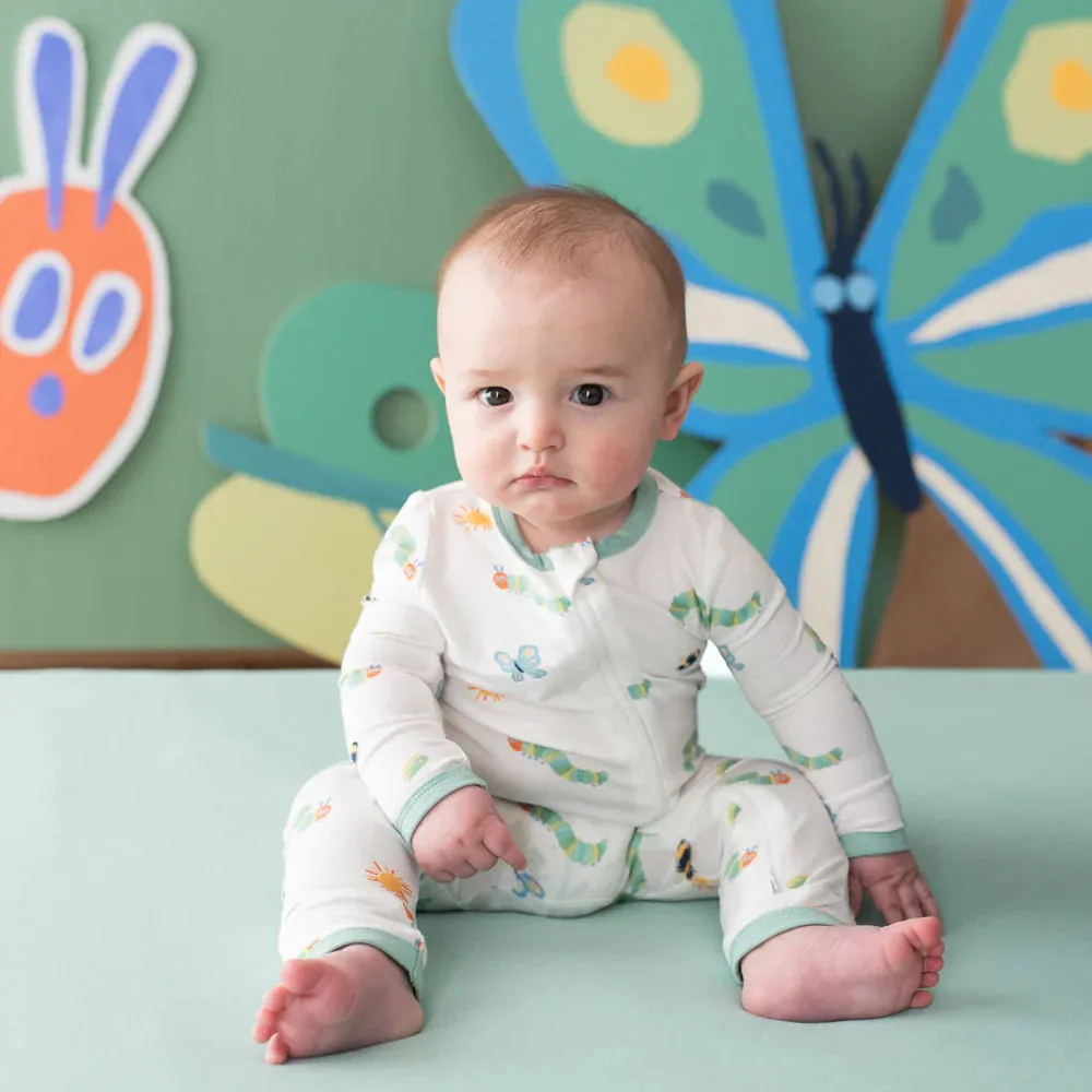 Kyte Baby Zippered Romper - The Very Hungry Caterpillar