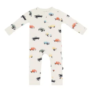 Kyte Baby Zippered Romper - Vintage Truck