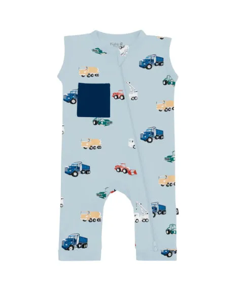 Kyte Baby - Zippered Sleeveless Romper - Construction