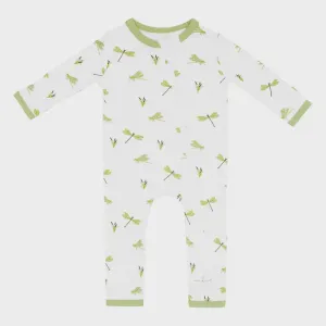 Kyte Zippered Romper in Dragonfly
