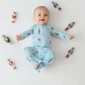 Kyte Zippered Romper in Nutcracker
