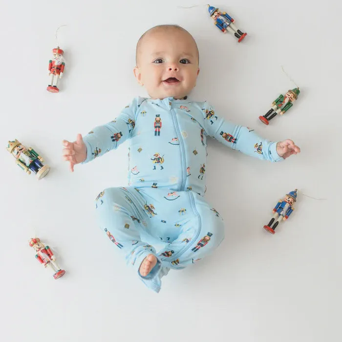 Kyte Zippered Romper in Nutcracker