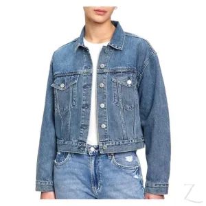 Ladies Super Strong 90s Fit Icon Denim Jacket | Plain | "Bobo"