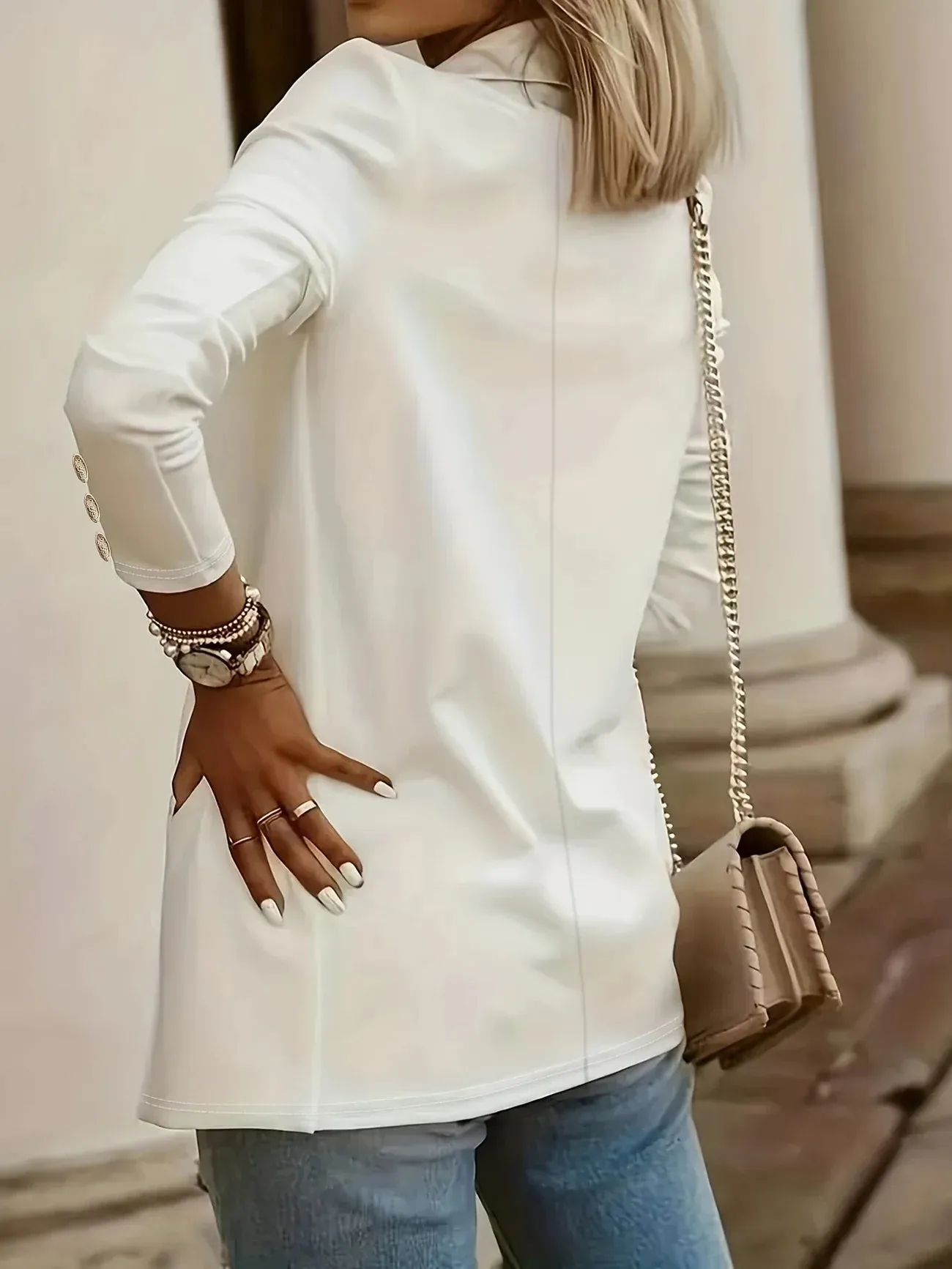Layla™ - Chic Open Front Jacket