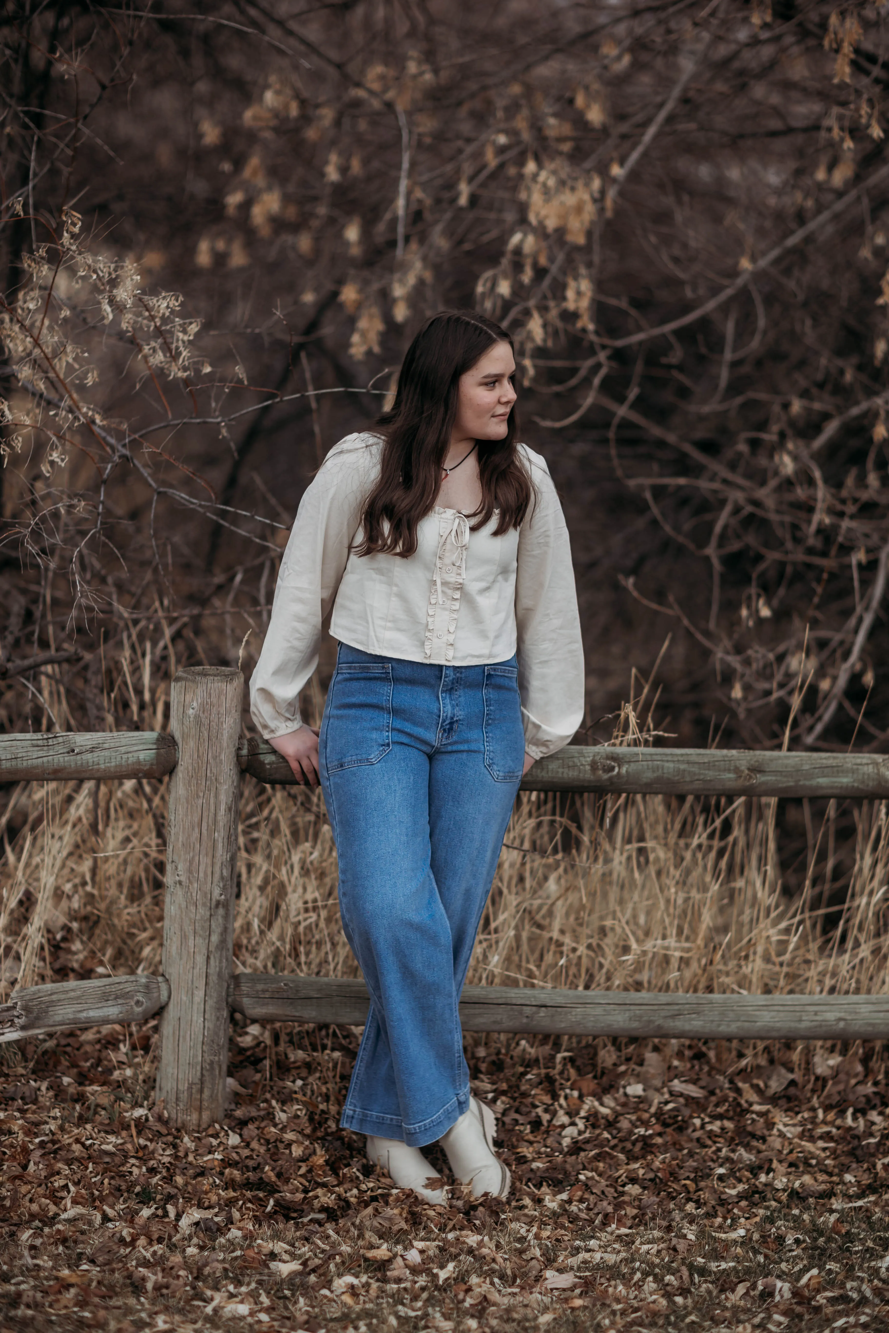 Leah jeans--medium denim