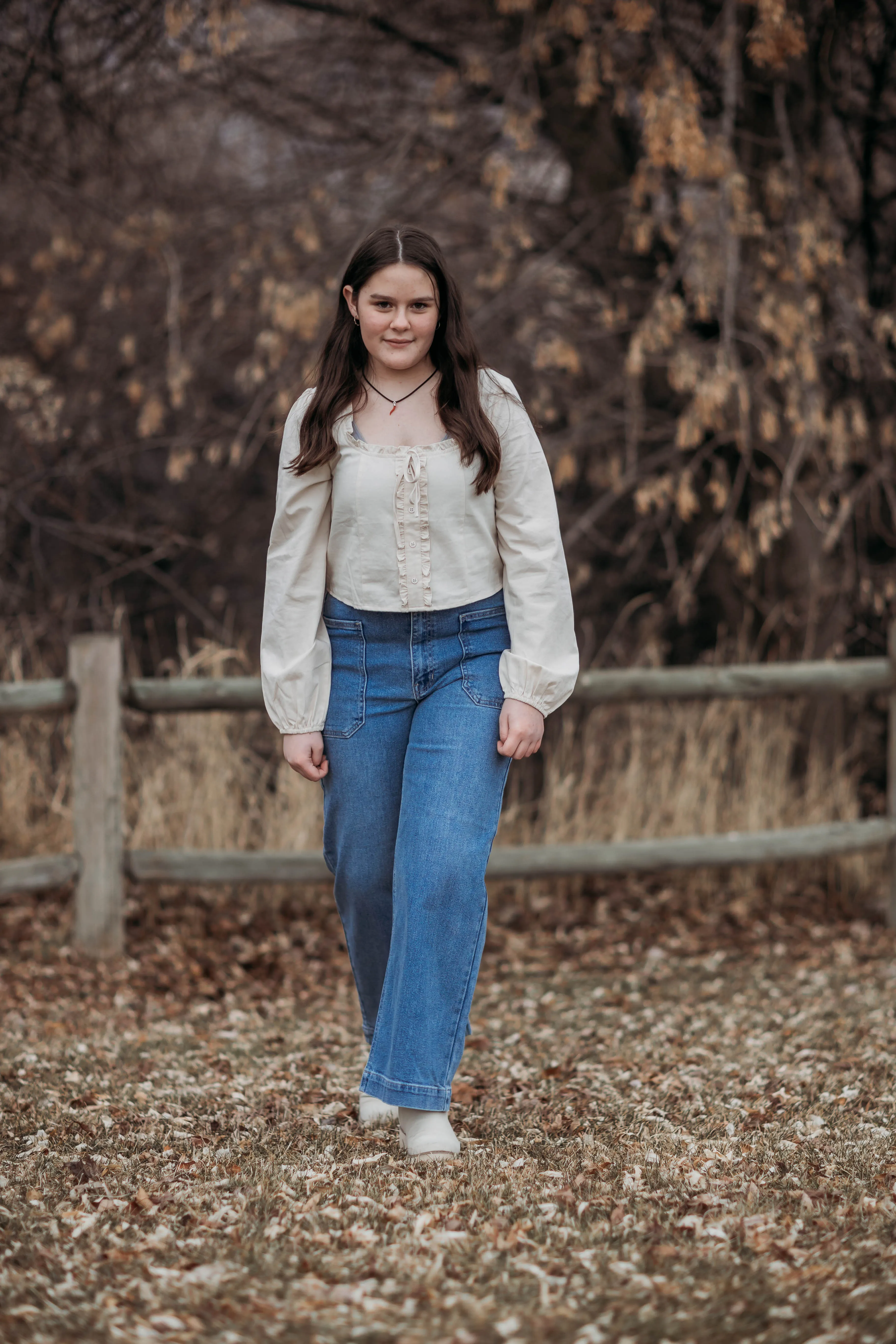 Leah jeans--medium denim