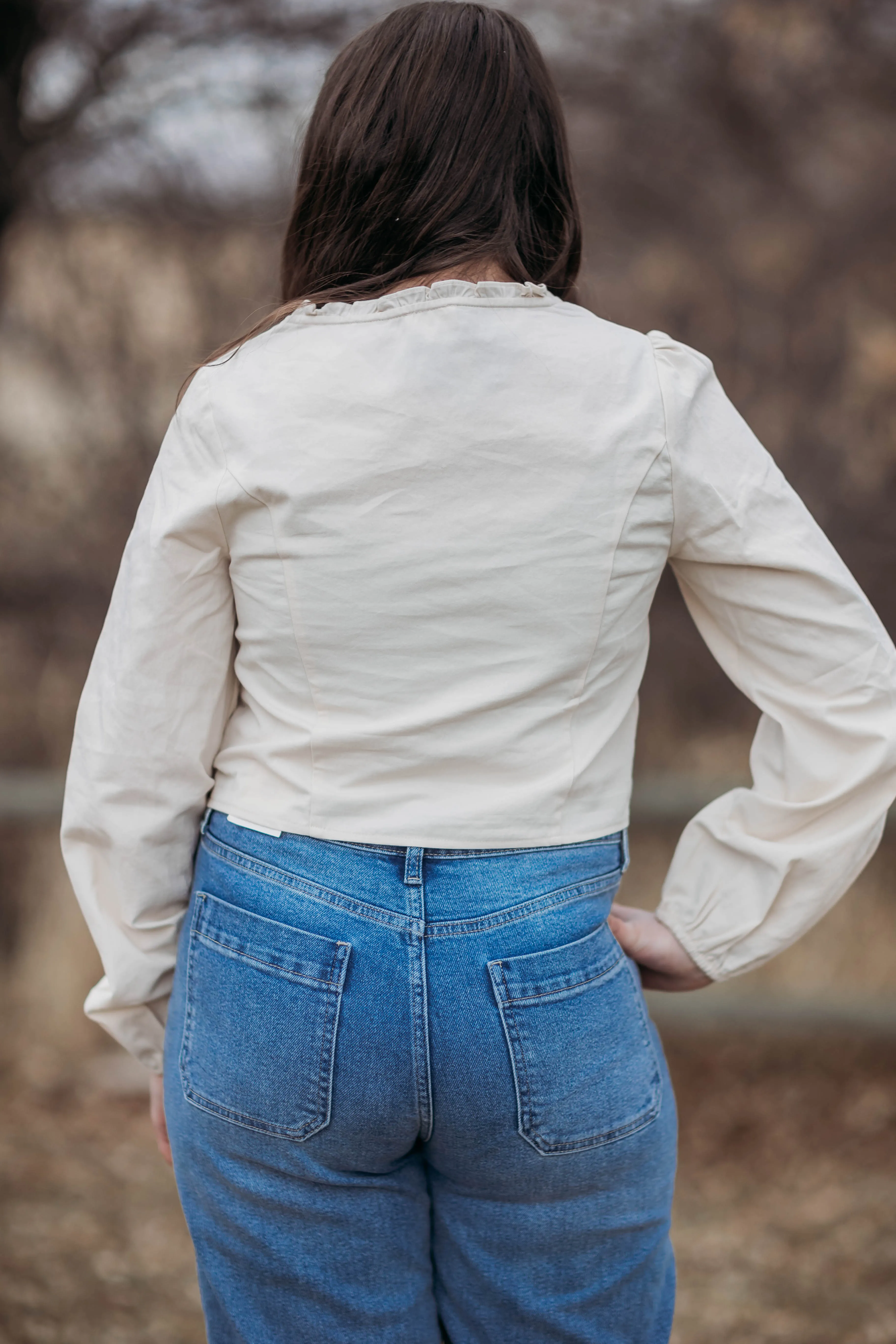 Leah jeans--medium denim