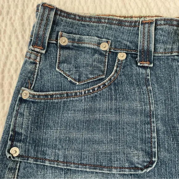 Levi’s JEANS Denim A-Line Deconstructed Iconic Skirt