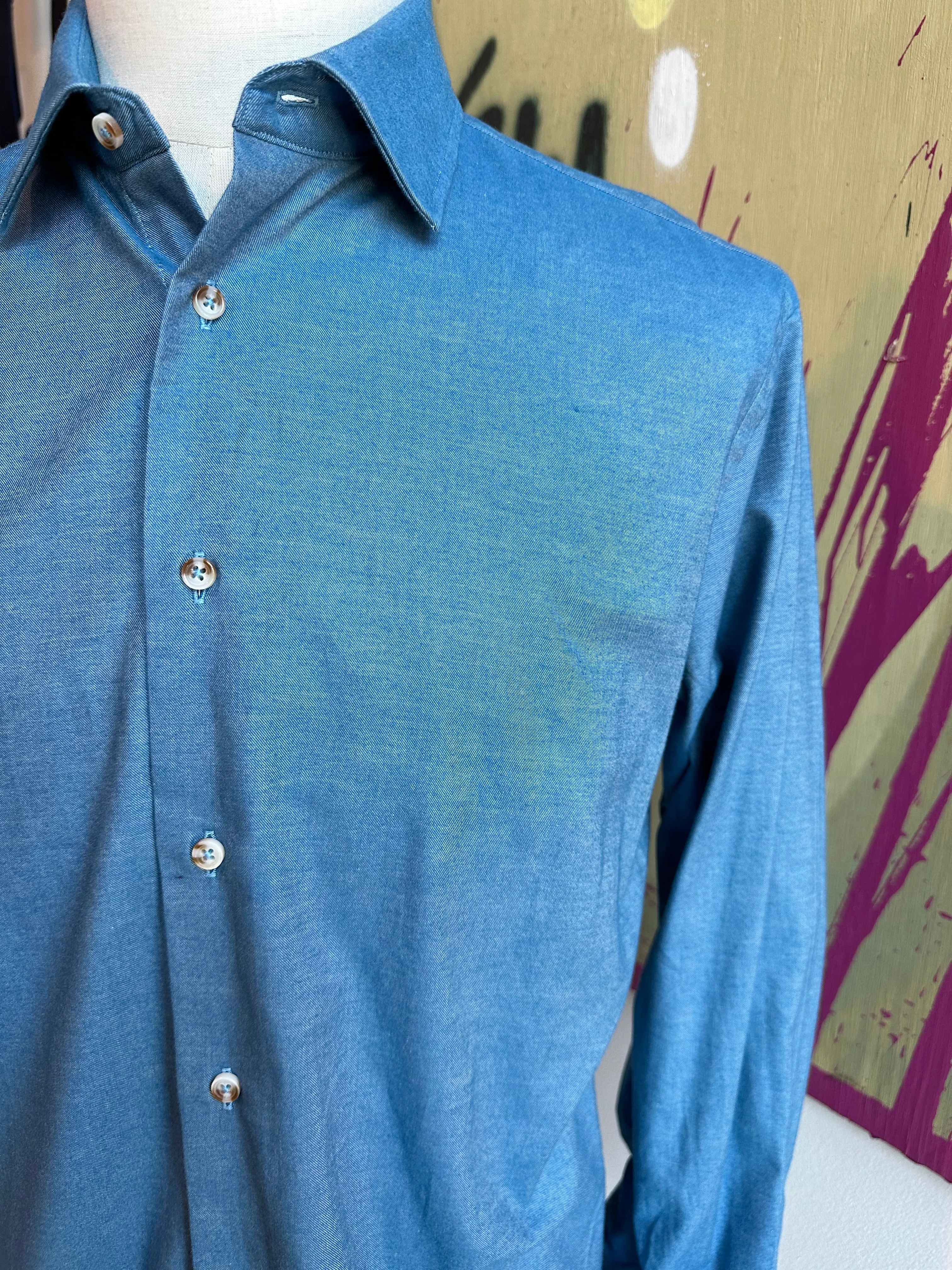 Light Blue Flannel Shirt