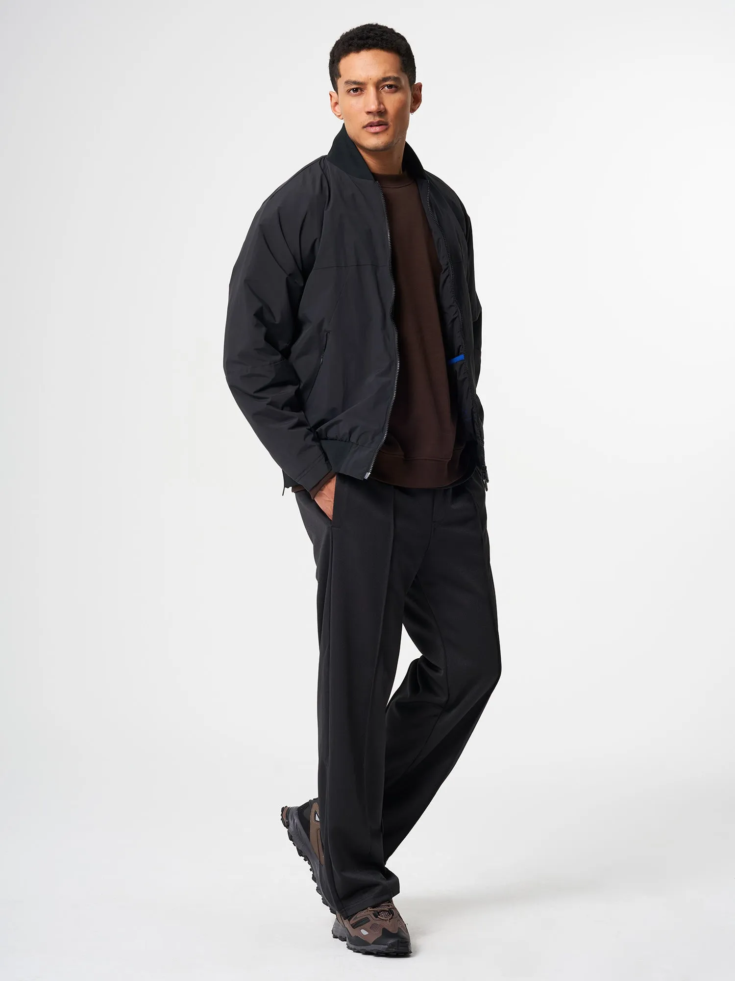 Light Bomber Jacket - Peat Black (Unisex)