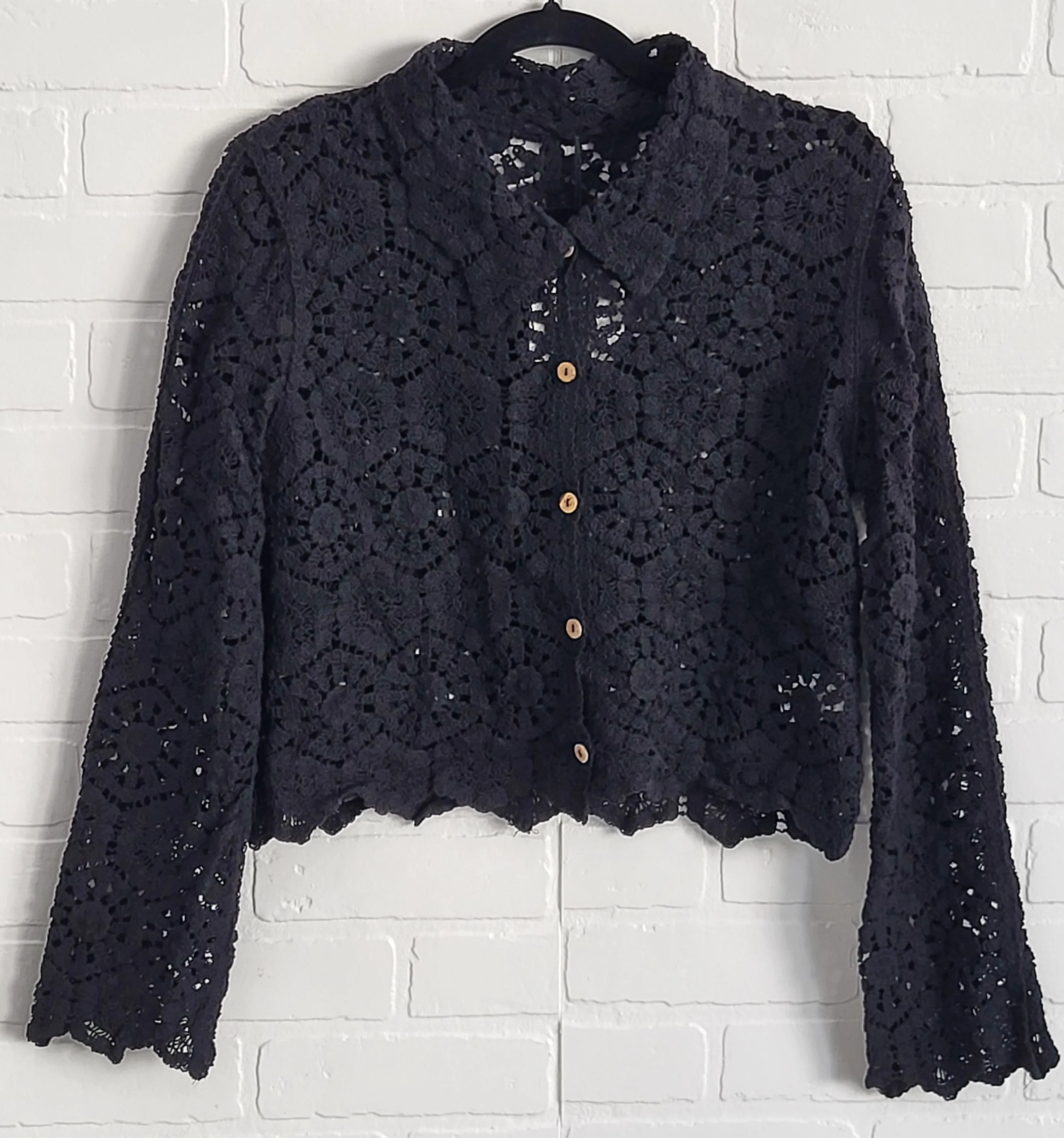 Lili Boho Crochet Shirt