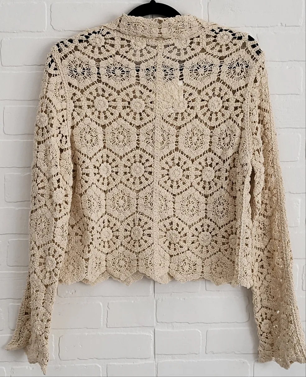 Lili Boho Crochet Shirt