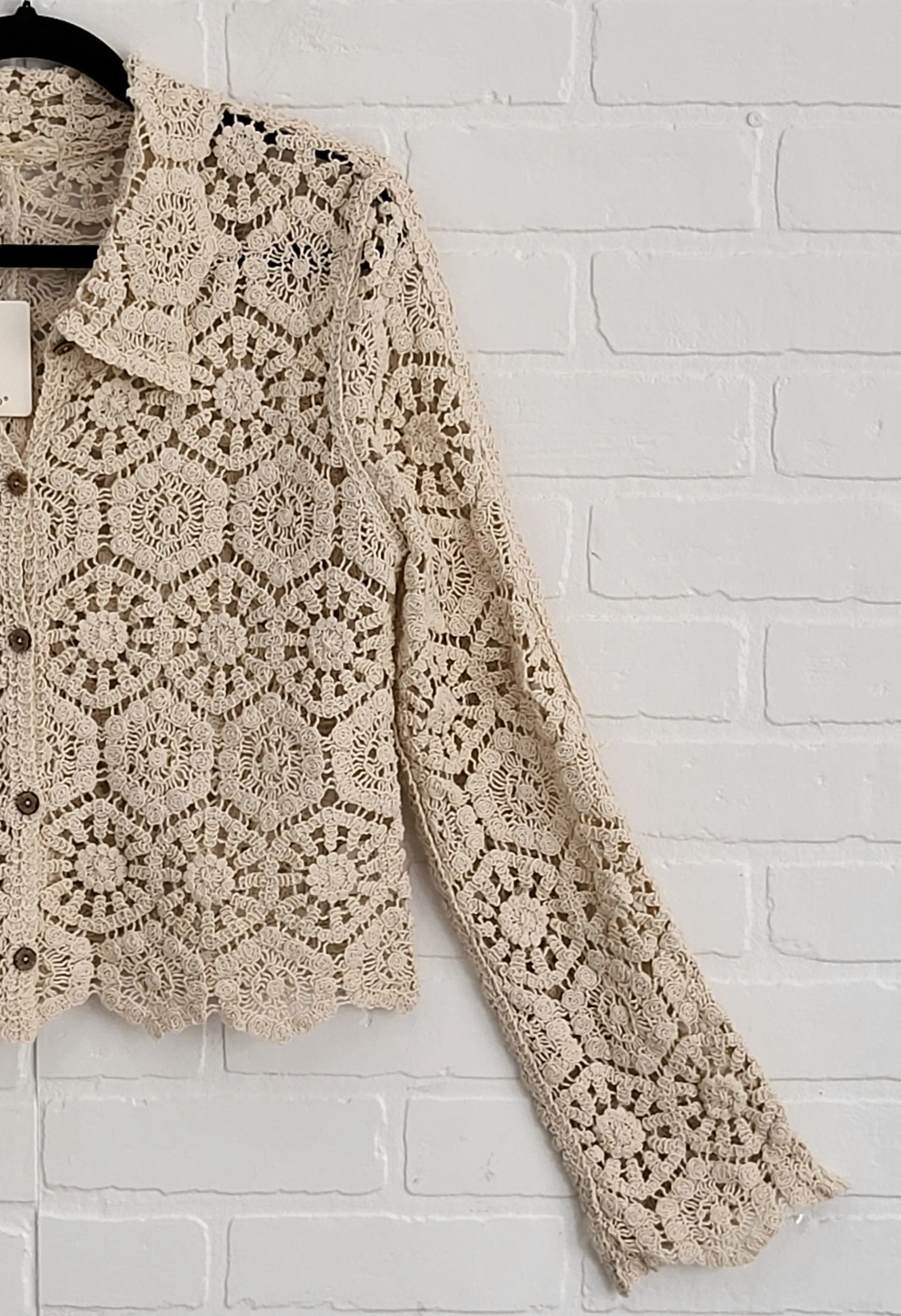 Lili Boho Crochet Shirt