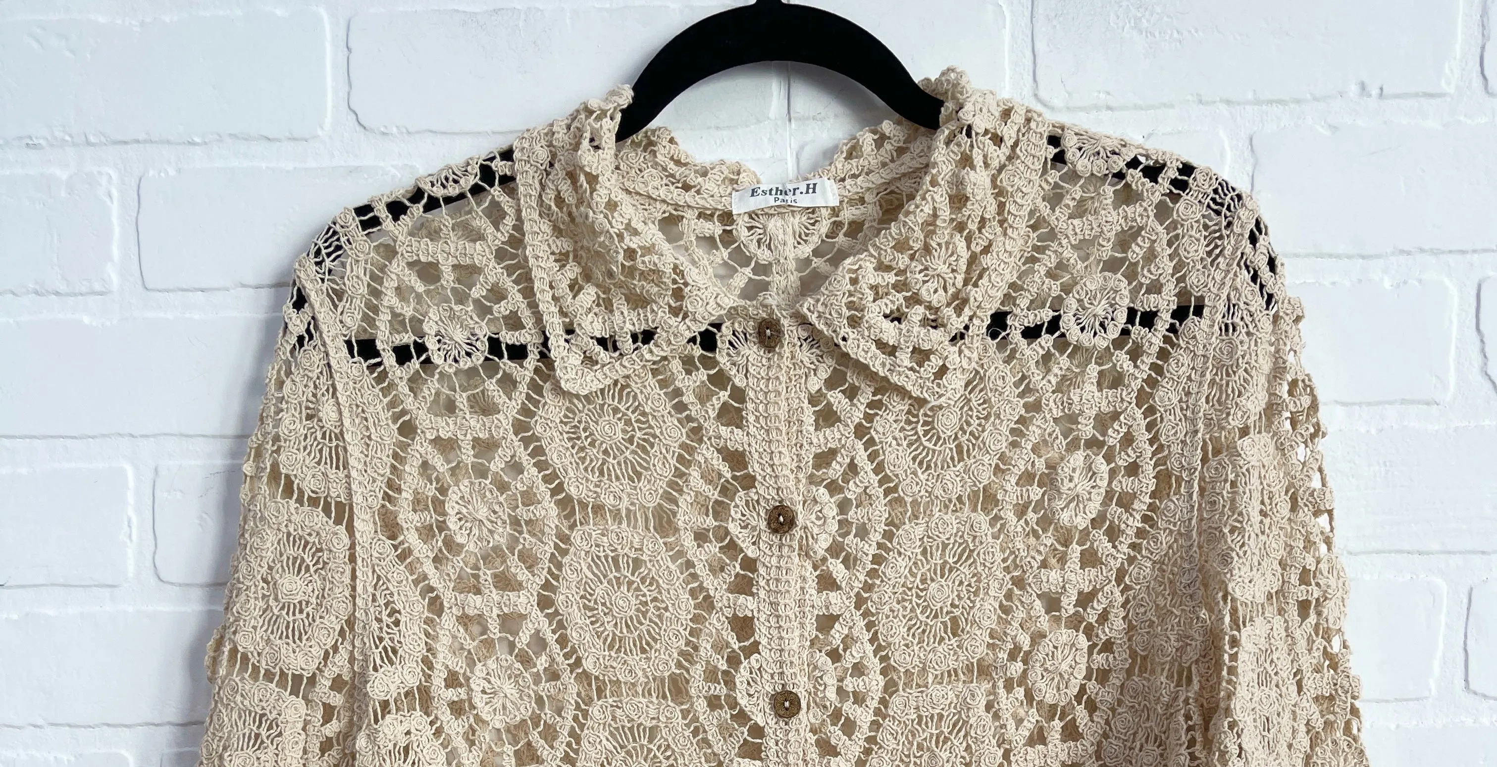 Lili Boho Crochet Shirt