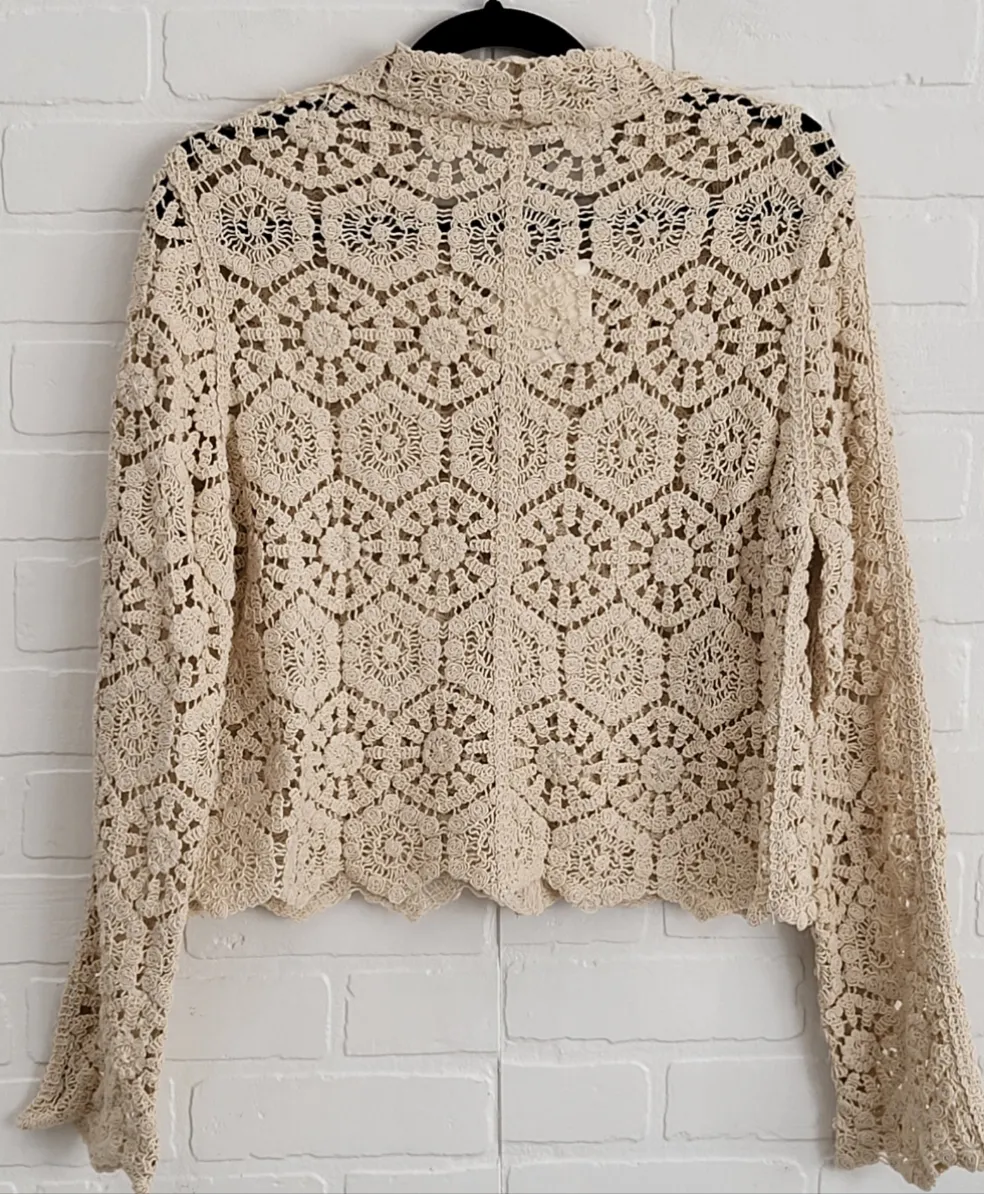 Lili Boho Crochet Shirt