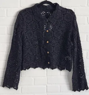 Lili Boho Crochet Shirt