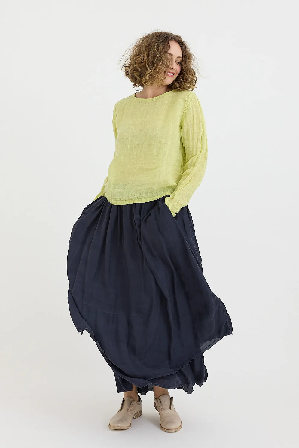 Lilly Top - Light Linen Gauze