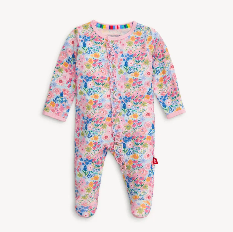 Lily Modal Footie w/ Ruffle