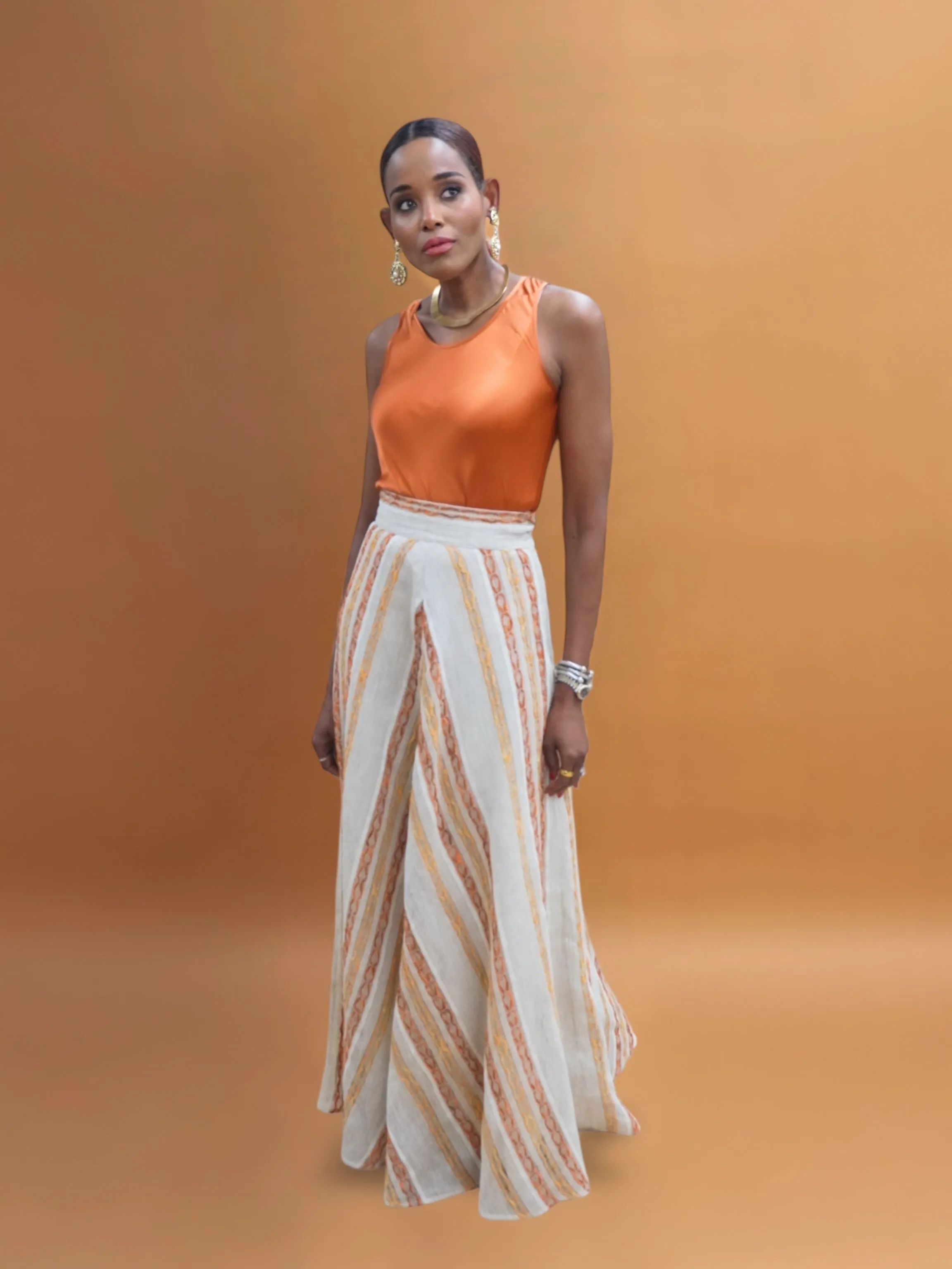 Liora Silk Tank Top for Tall Women