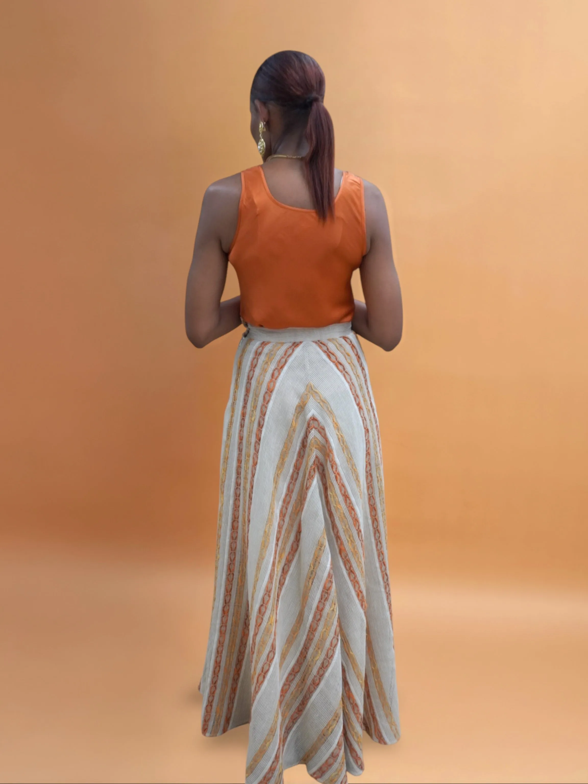 Liora Silk Tank Top for Tall Women