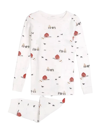 Little Red Barn PJ Set
