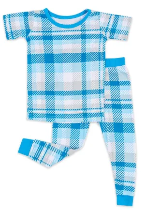 Little Sleepies Blueberry Plaid Bamboo 2pc Pajama Set