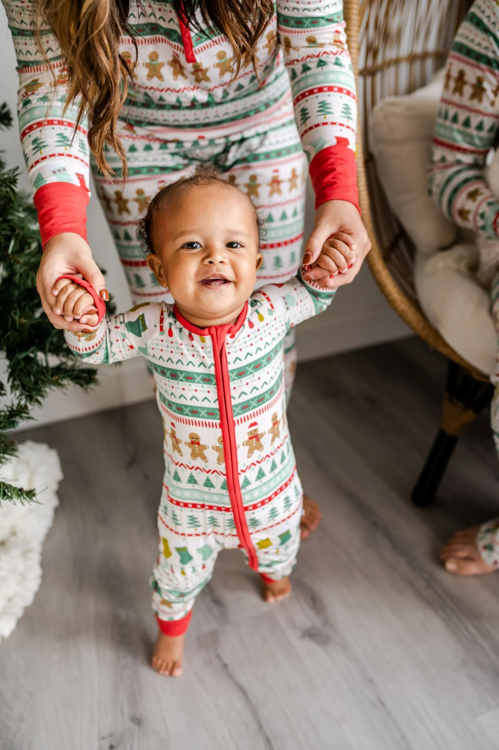 Little Sleepies Fair Isle Bamboo Convertible Romper/Sleeper
