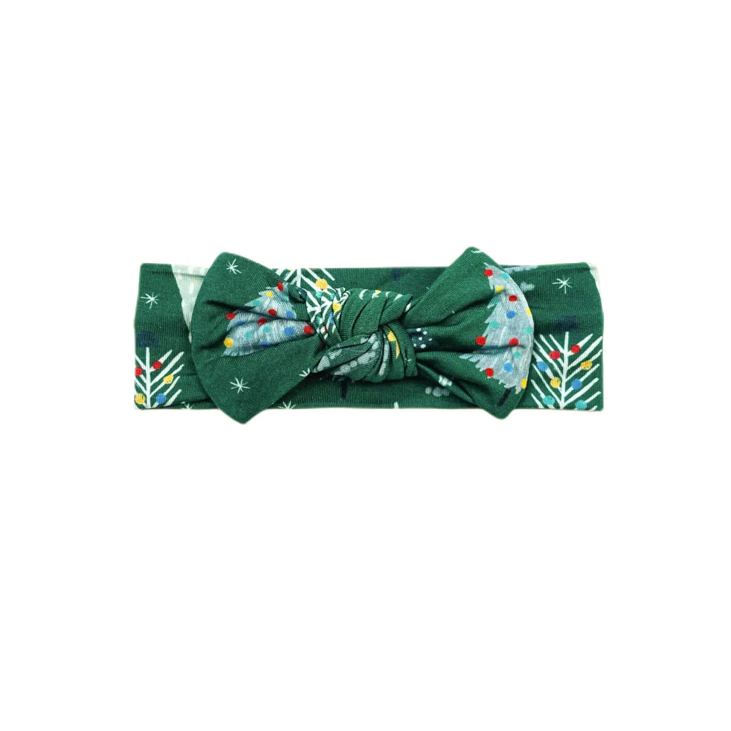 Little Sleepies Green Twinkling Trees Headband