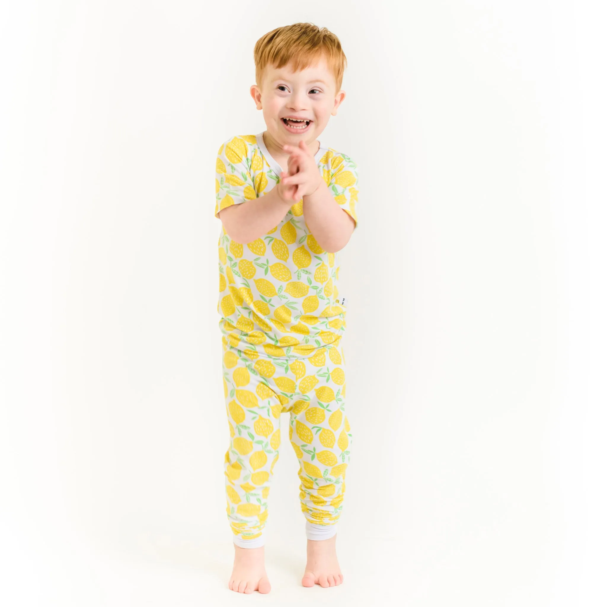 Little Sleepies Lemons Bamboo 2pc S/S Pajama Set
