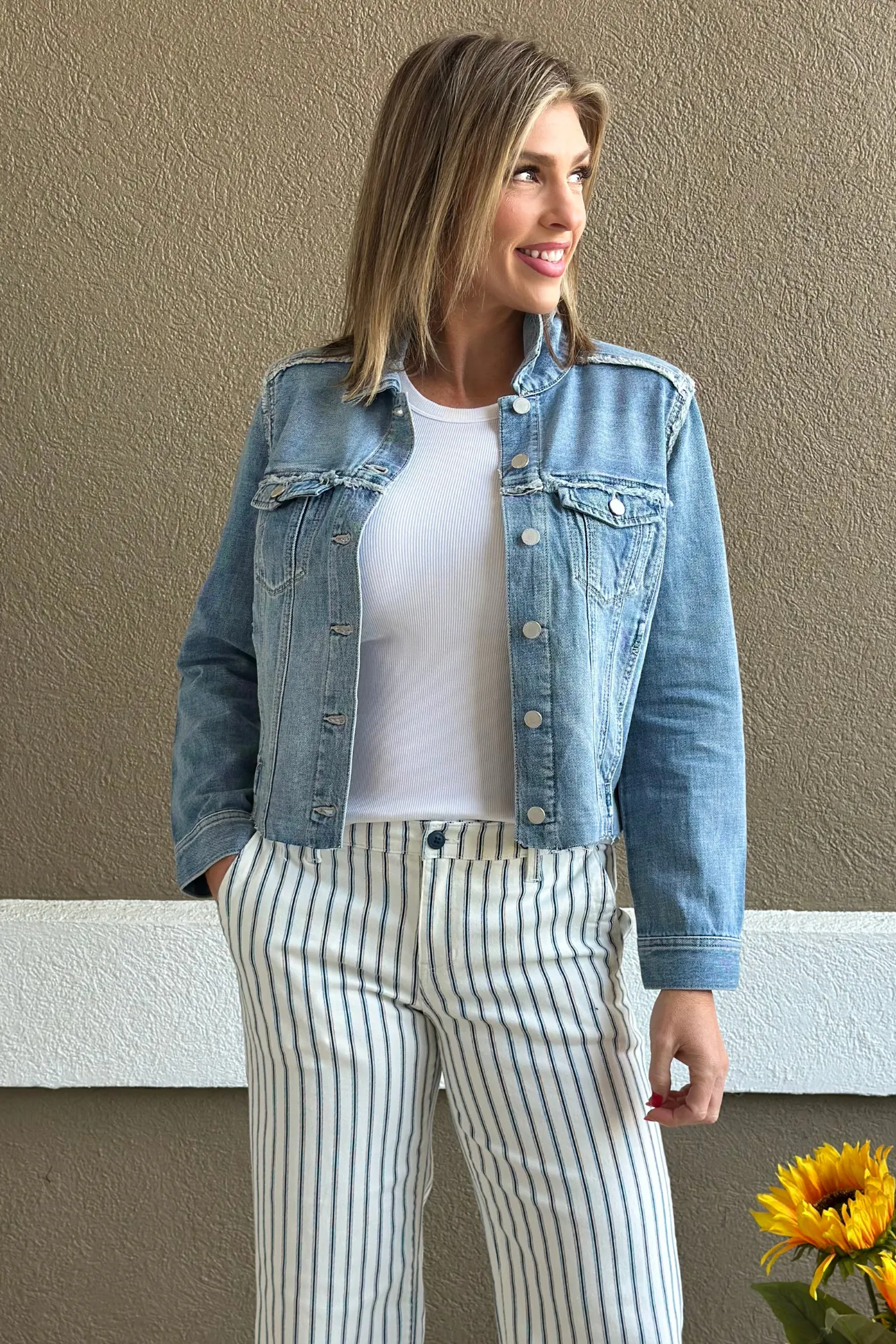 Liverpool Newport Bay Trucker Denim Jacket