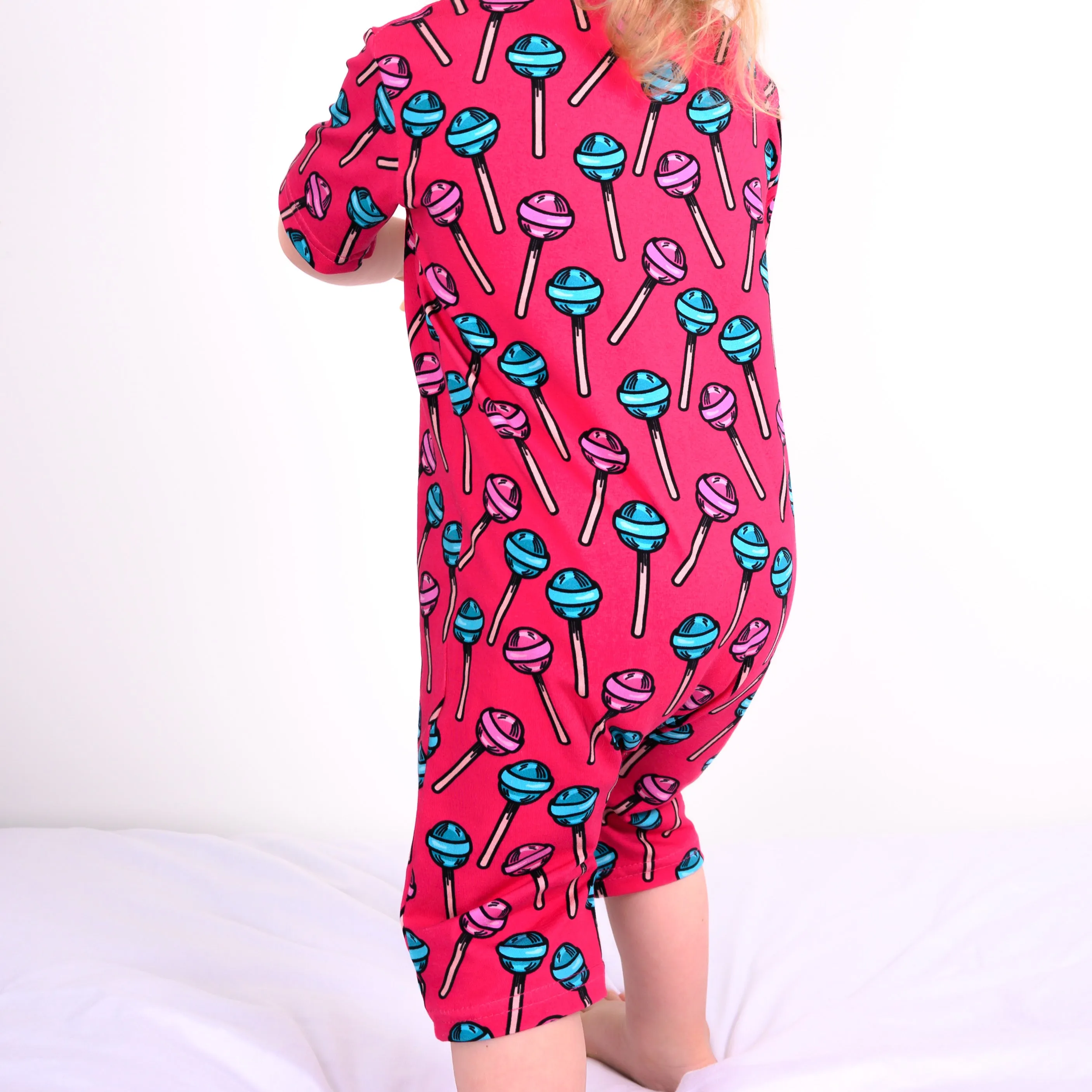 Lollipop print Shortie Romper