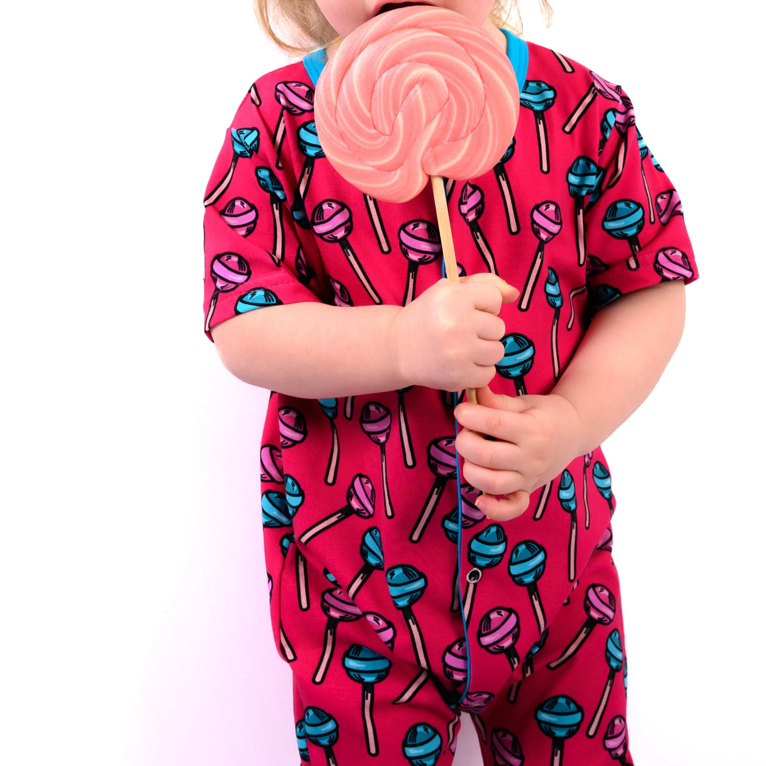 Lollipop print Shortie Romper