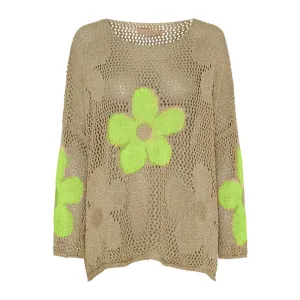 Lynja - Summer Sweater With Hemstitch