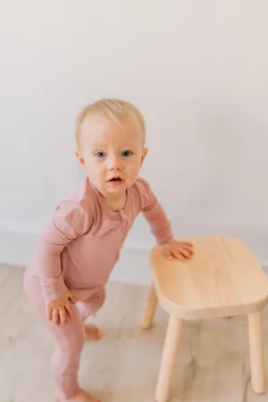 Mauve Pajama Romper