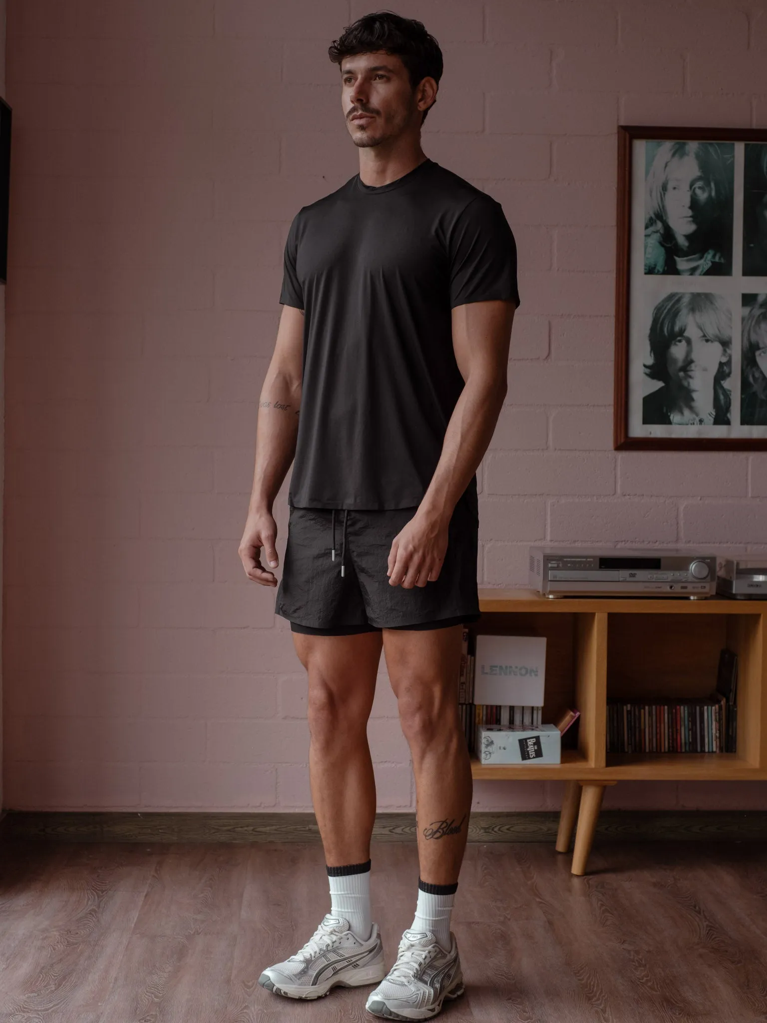 MEN TRAINING T-SHIRT - BLACK