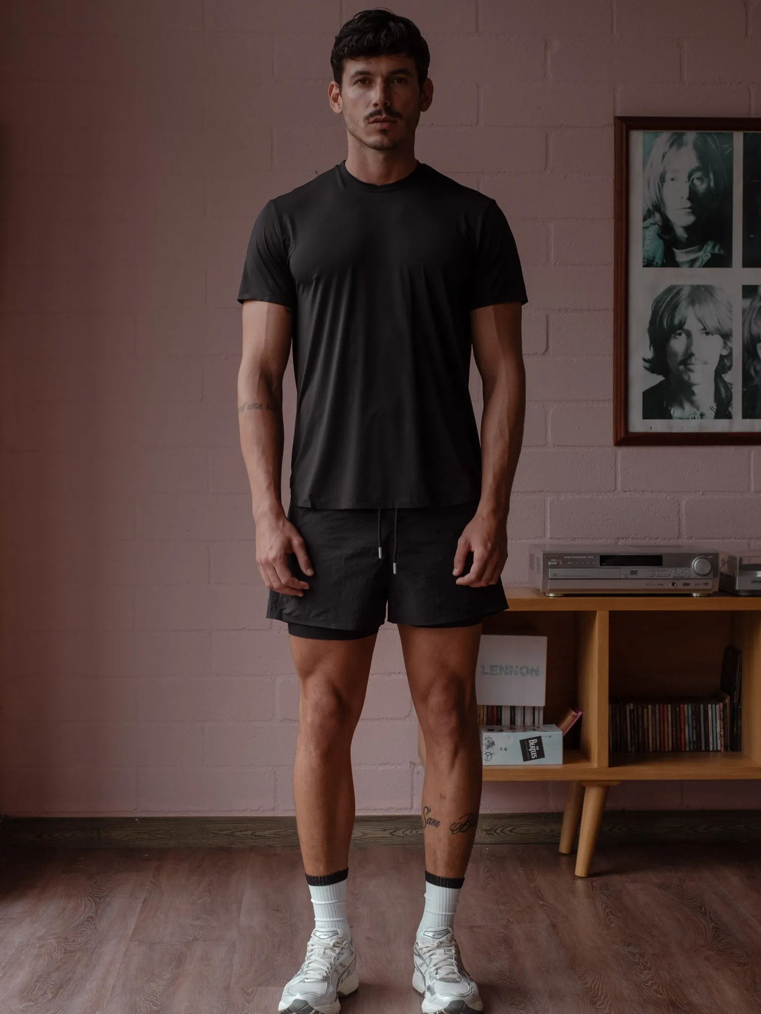 MEN TRAINING T-SHIRT - BLACK