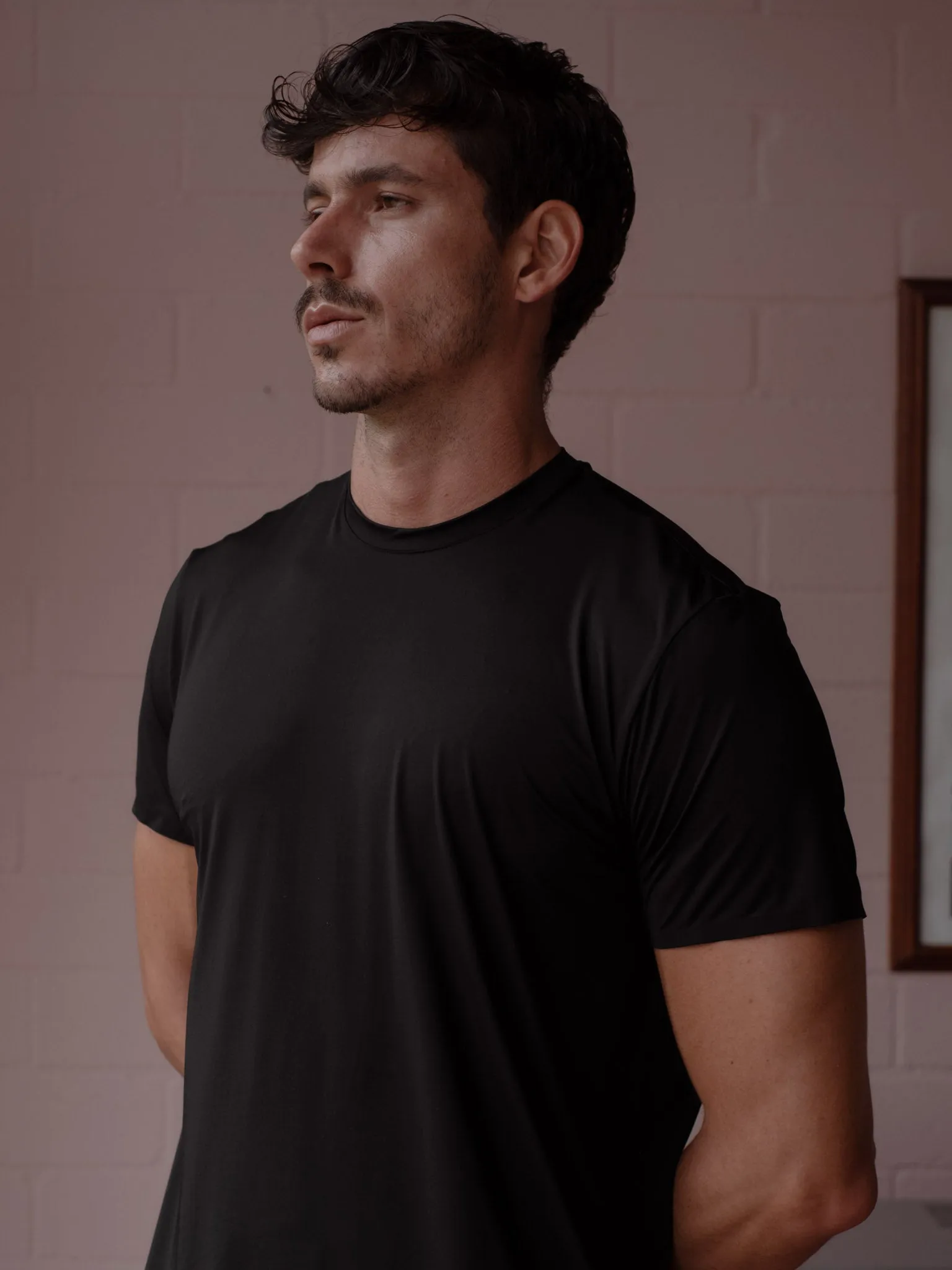 MEN TRAINING T-SHIRT - BLACK