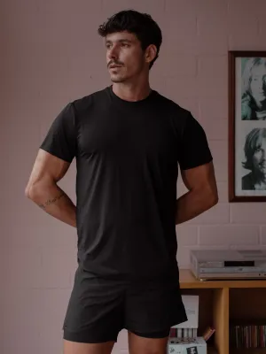 MEN TRAINING T-SHIRT - BLACK
