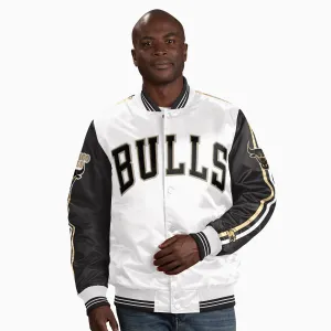 Men's Chicago Bulls NBA Varsity Satin Jacket