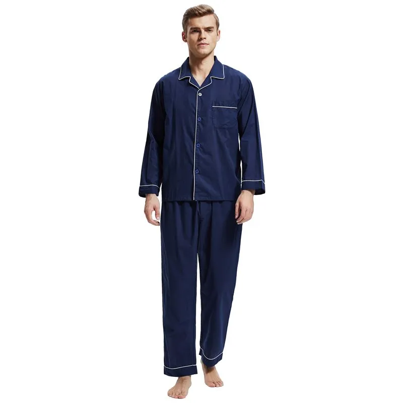 Mens Silk Satin Pajamas Pyjamas Set Sleepwear Set Loungewear