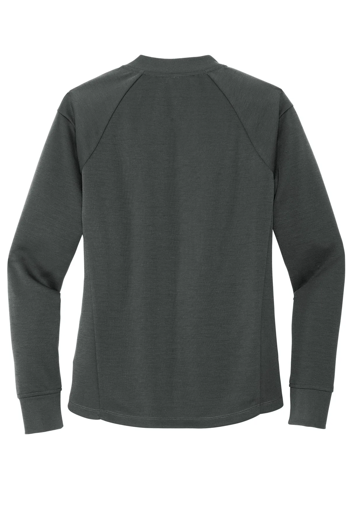 Mercer Mettle Women's Double-Knit Bomber MM3001 Anchor Grey