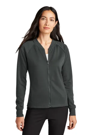 Mercer Mettle Women's Double-Knit Bomber MM3001 Anchor Grey